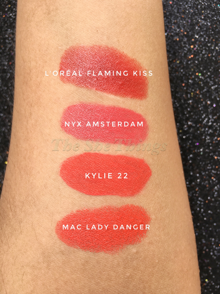 Kylie Matte Liquid Lipstick : 22 || Review, Pics & DUPES