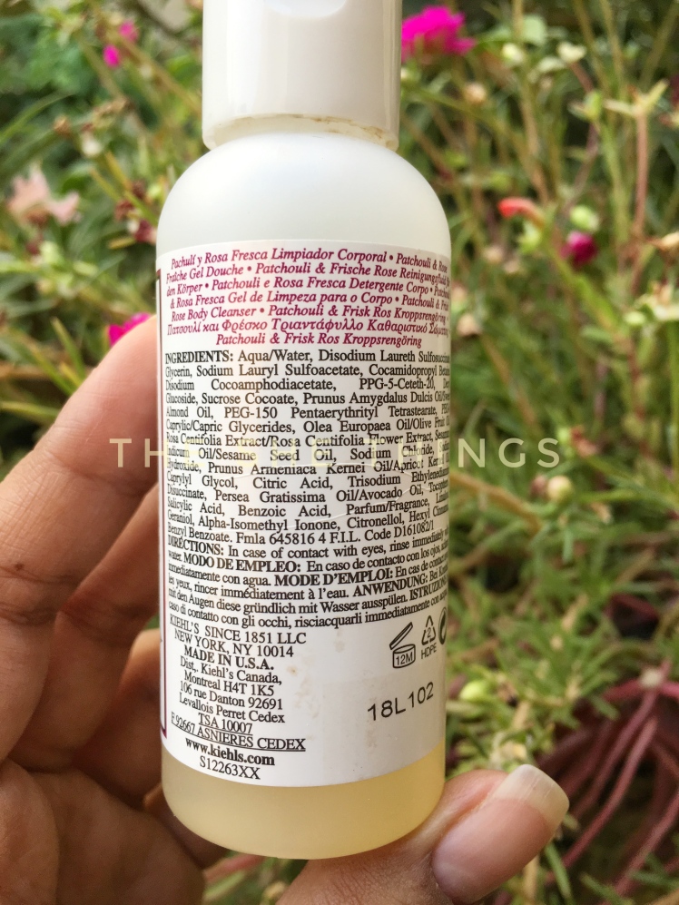 Kiehl's Aromatic Blends Patchouli & Fresh Rose : Review